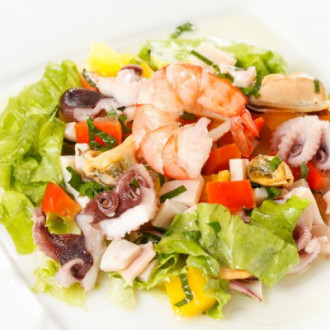 Салат з морепродуктами
